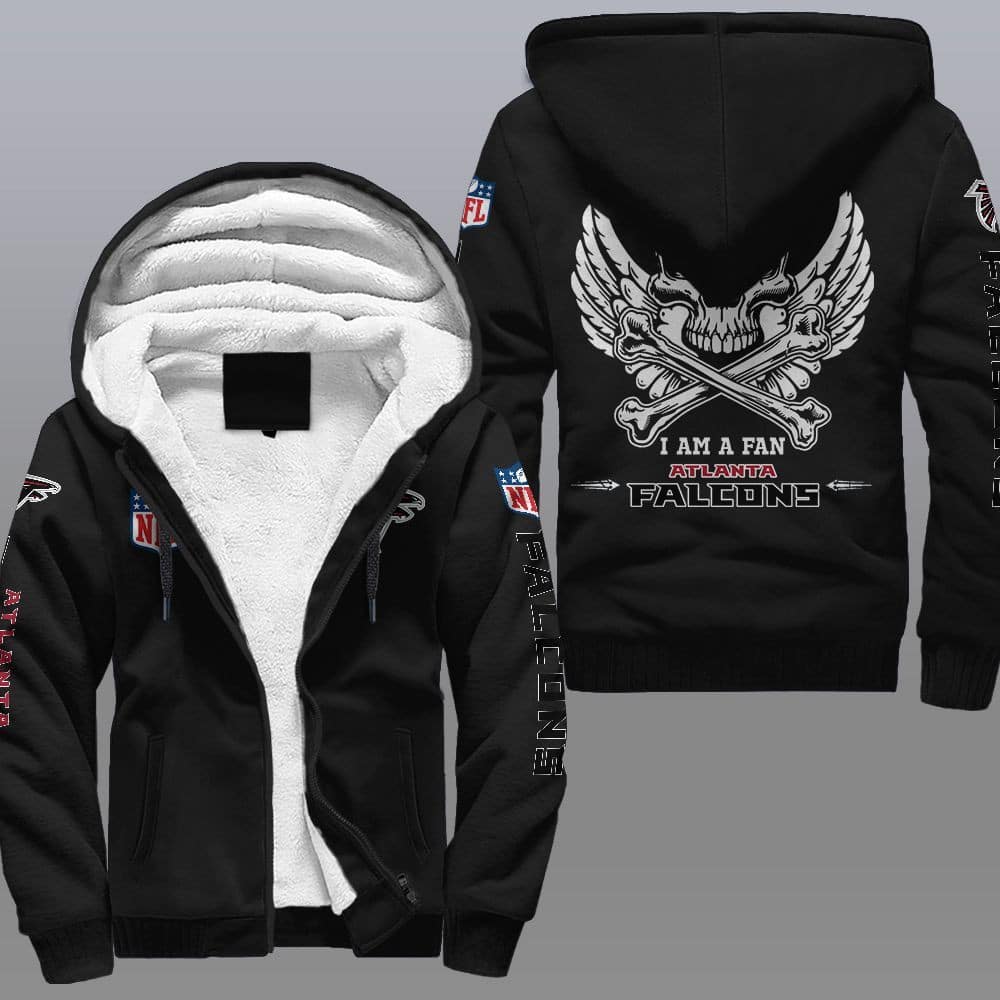 Atlanta Falcons 3 Fleece Jacket 1 Atlanta Falcons 3 Fleece Jacket