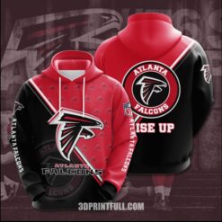 Atlanta Falcons Hoodie Zip Hoodie 3D