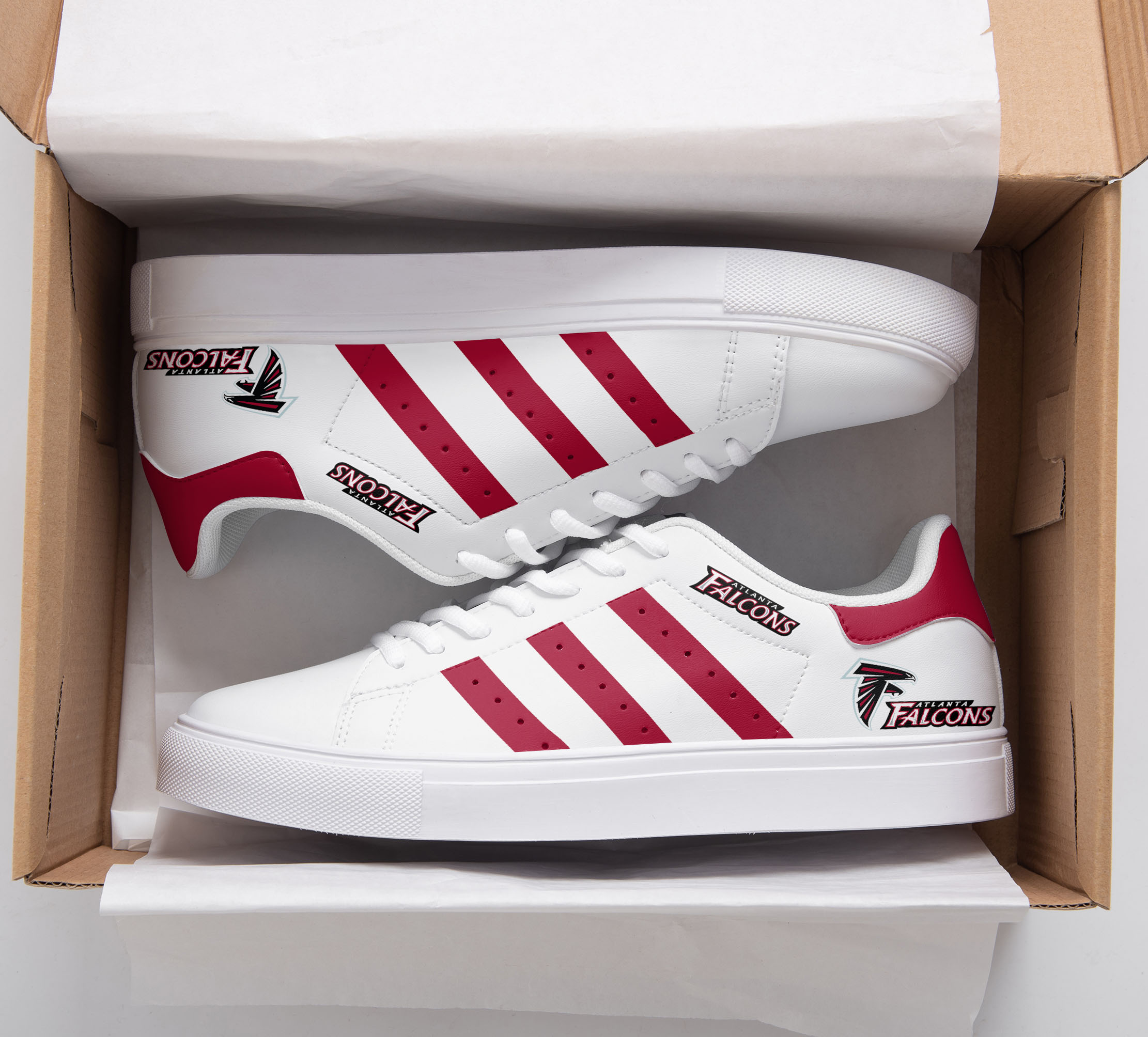 Atlanta Falcons Stan Smith Shoes 1 Atlanta Falcons Stan Smith Shoes