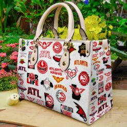 Atlanta Hawks Leather Handbag