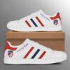 Atletico Madrid Red Navy Stripes Stan Smith Shoes
