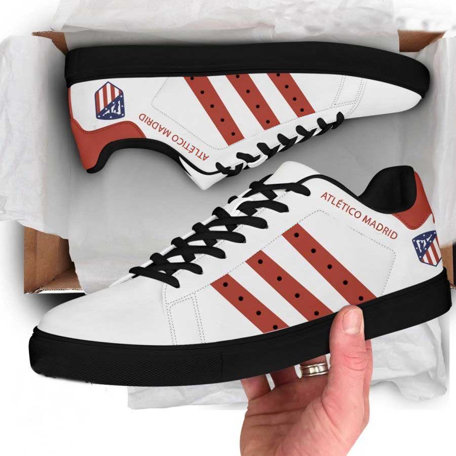 Atletico Madrid Red Stan Smith Shoes 1 Atletico Madrid Red Stan Smith Shoes