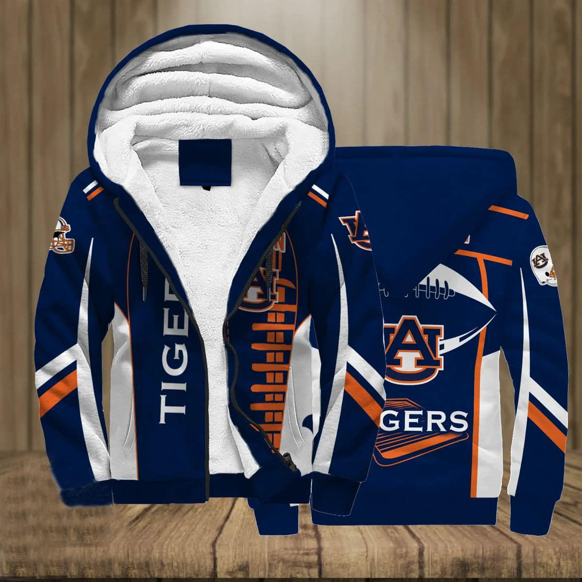 Auburn Tigers Fleece Jacket 1 Auburn Tigers Fleece Jacket