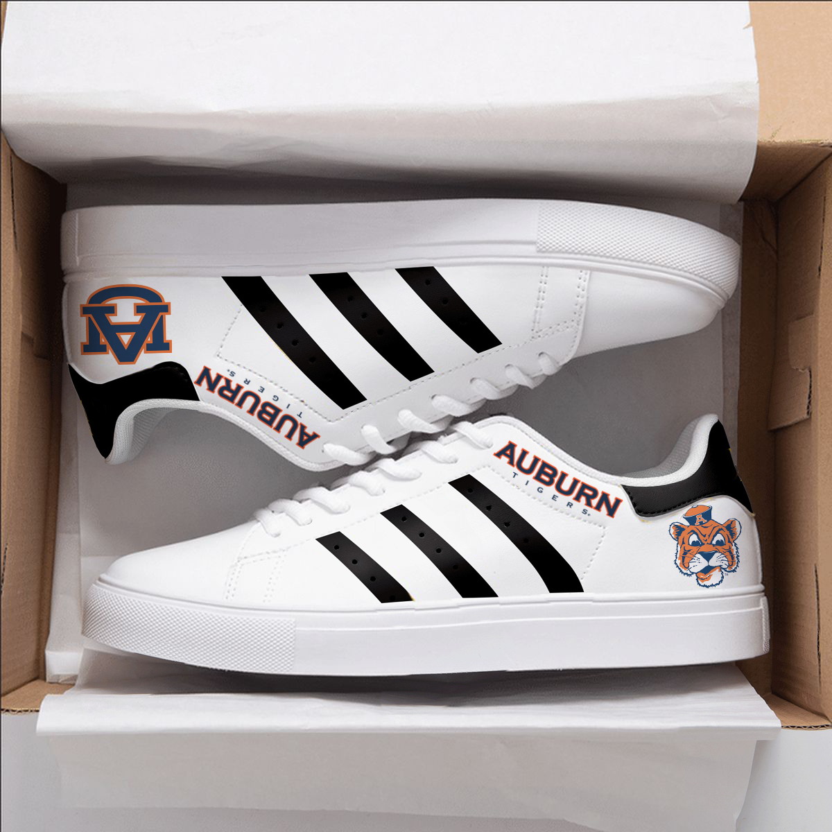 Auburn Tigers Stan Smith Shoes 1 Auburn Tigers Stan Smith Shoes