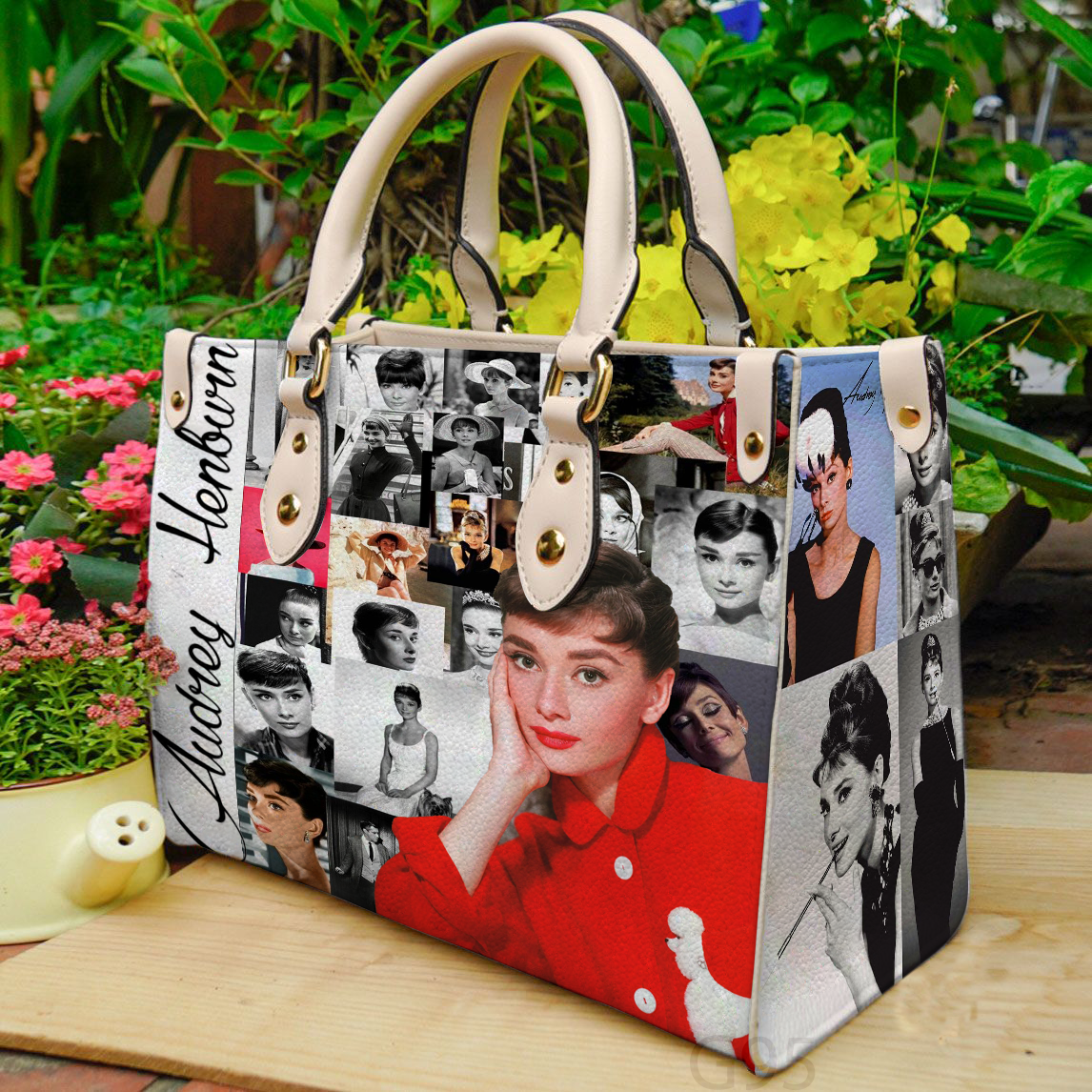 Audrey Hepburn Leather Handbag 1 Audrey Hepburn Leather Handbag