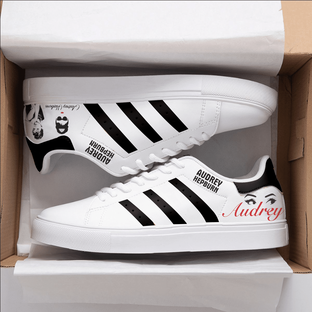 Audrey Hepburn Stan Smith Shoes 1 Audrey Hepburn Stan Smith Shoes