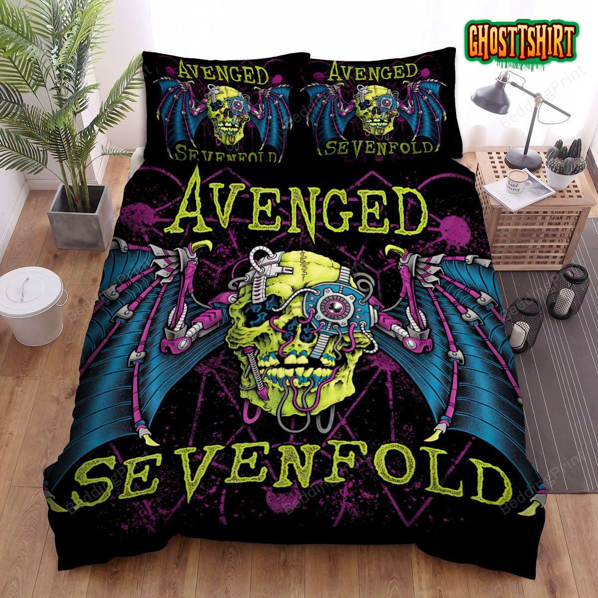 Avenged Sevenfold Blanket Bedding Set 1 Avenged Sevenfold Blanket Bedding Set