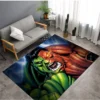 Avengers Hulk Area Rug Fluffy Rug Bedroom Living Room Floor Mat Non-Slip Carpet
