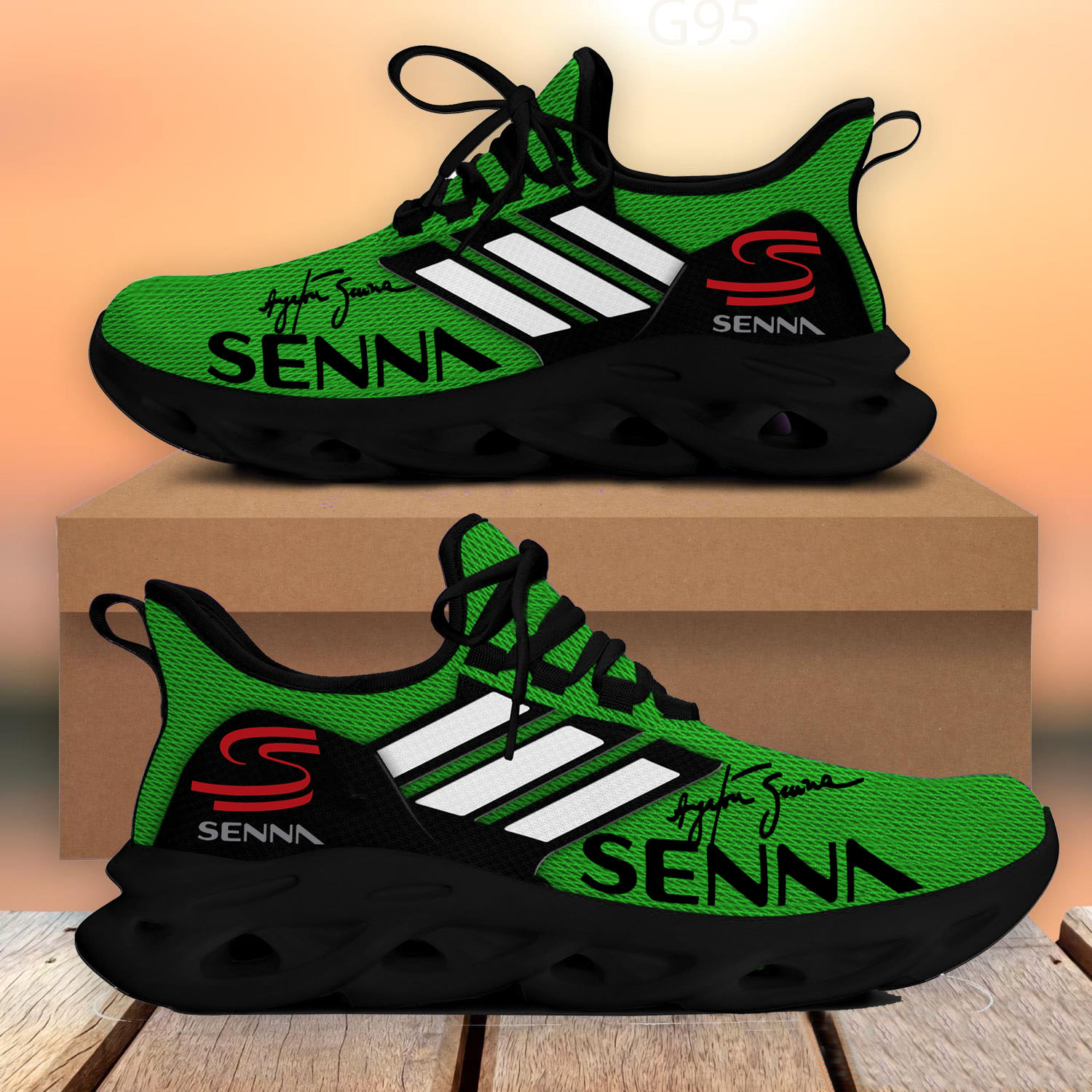 Ayrton Senna Green Max Soul Shoes Shoes 1 Ayrton Senna Green Max Soul Shoes Shoes