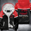 Ayrton Senna Red Fleece Jacket