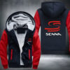 Ayrton Senna Red Fleece Jacket