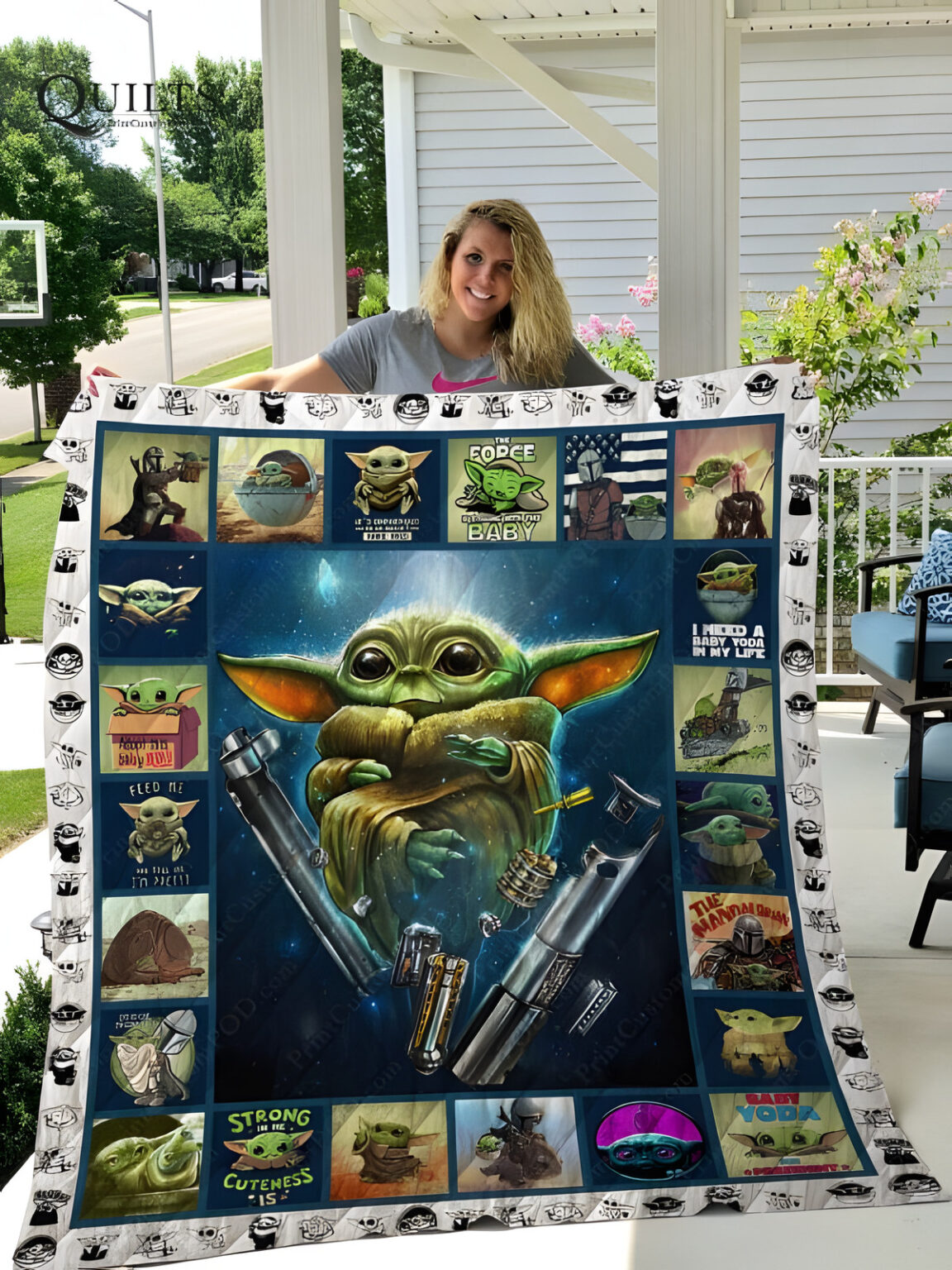 Baby Yoda 1 Blanket 1 Baby Yoda 1 Blanket