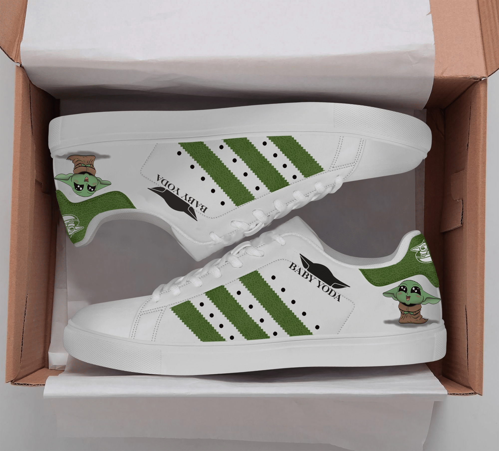Baby Yoda Funny Stan Smith Shoes 1 Baby Yoda Funny Stan Smith Shoes