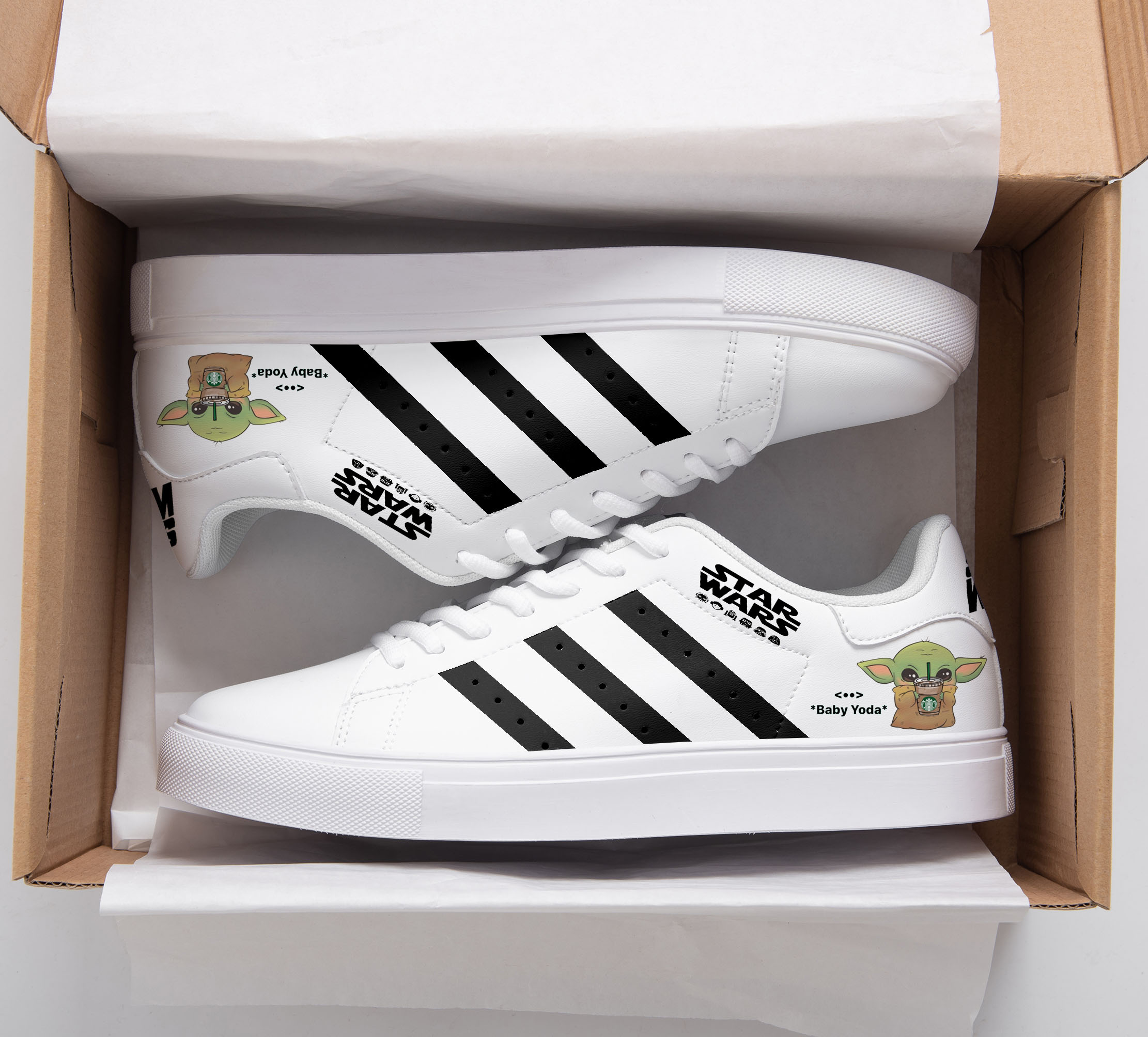 Baby Yoda Stan Smith Shoes 1 Baby Yoda Stan Smith Shoes