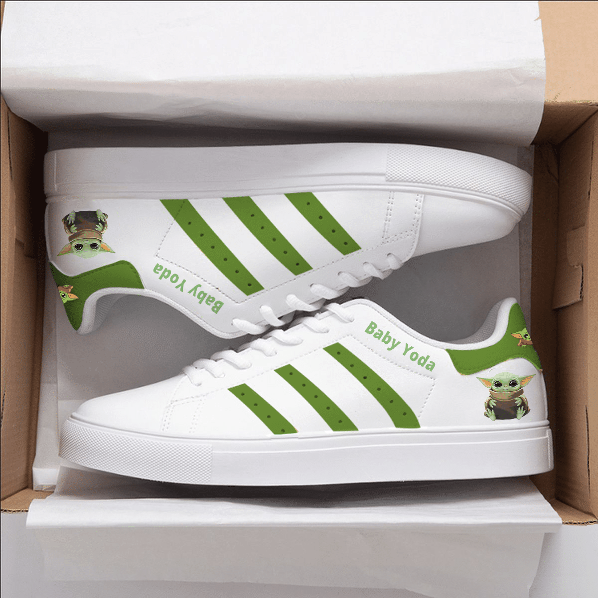 Baby Yoda Stan Smith Shoes 1 Baby Yoda Stan Smith Shoes