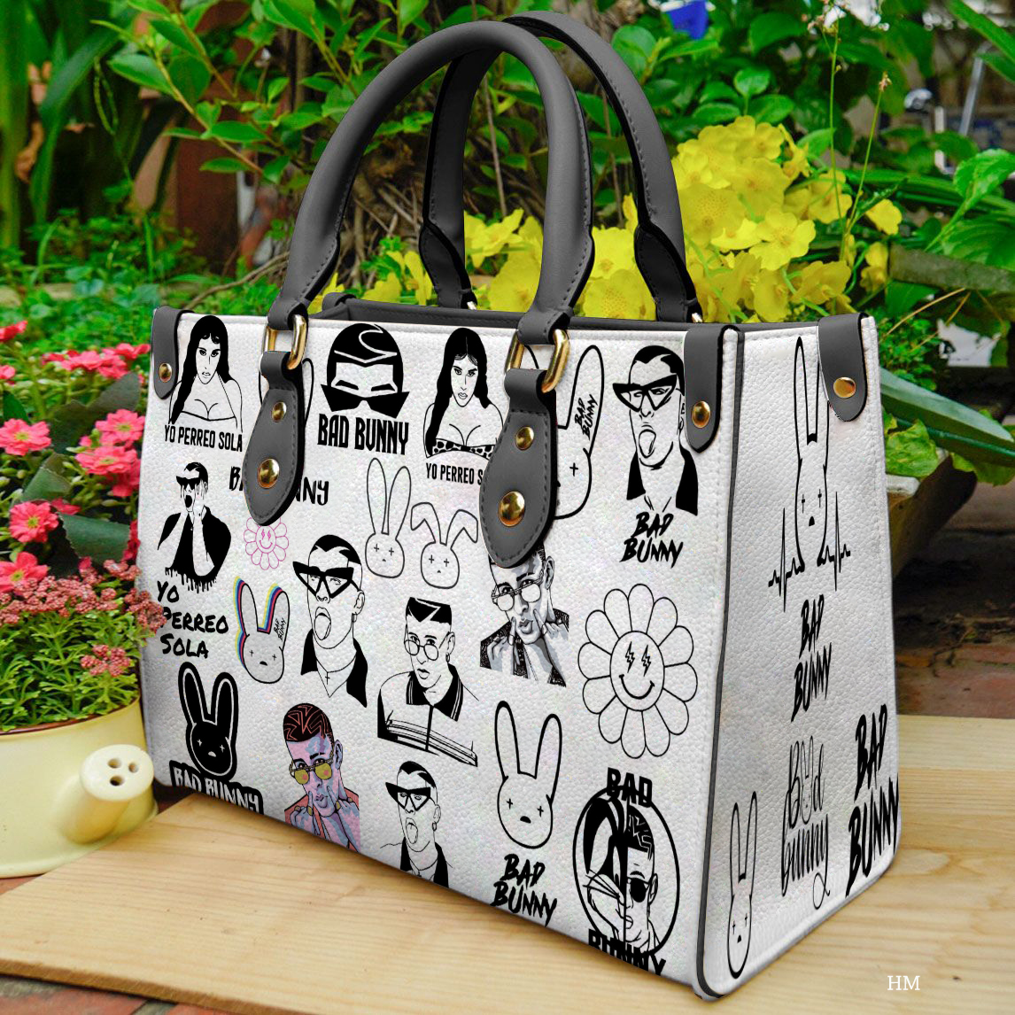 Bad Bunny Leather Handbag 1 Bad Bunny Leather Handbag
