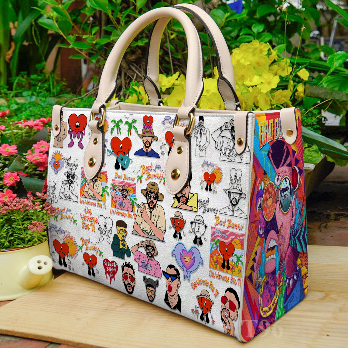 Bad Bunny Leather Handbag 1 Bad Bunny Leather Handbag