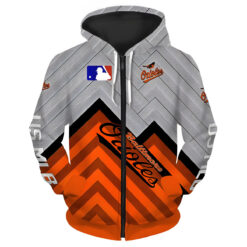 Baltimore Orioles 1 Hoodie Zip Hoodie 3D
