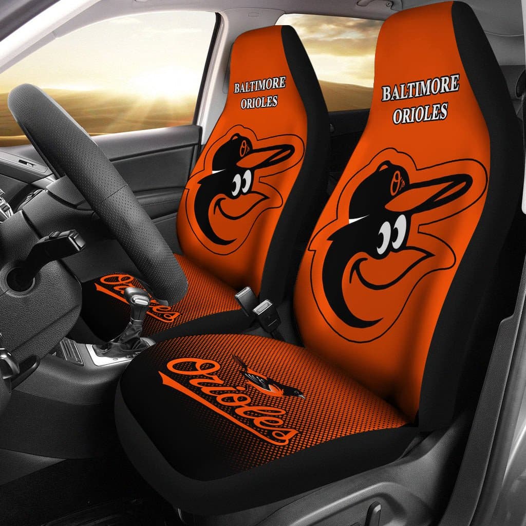 Baltimore Orioles 2 Seat Covers 1 Baltimore Orioles 2 Seat Covers