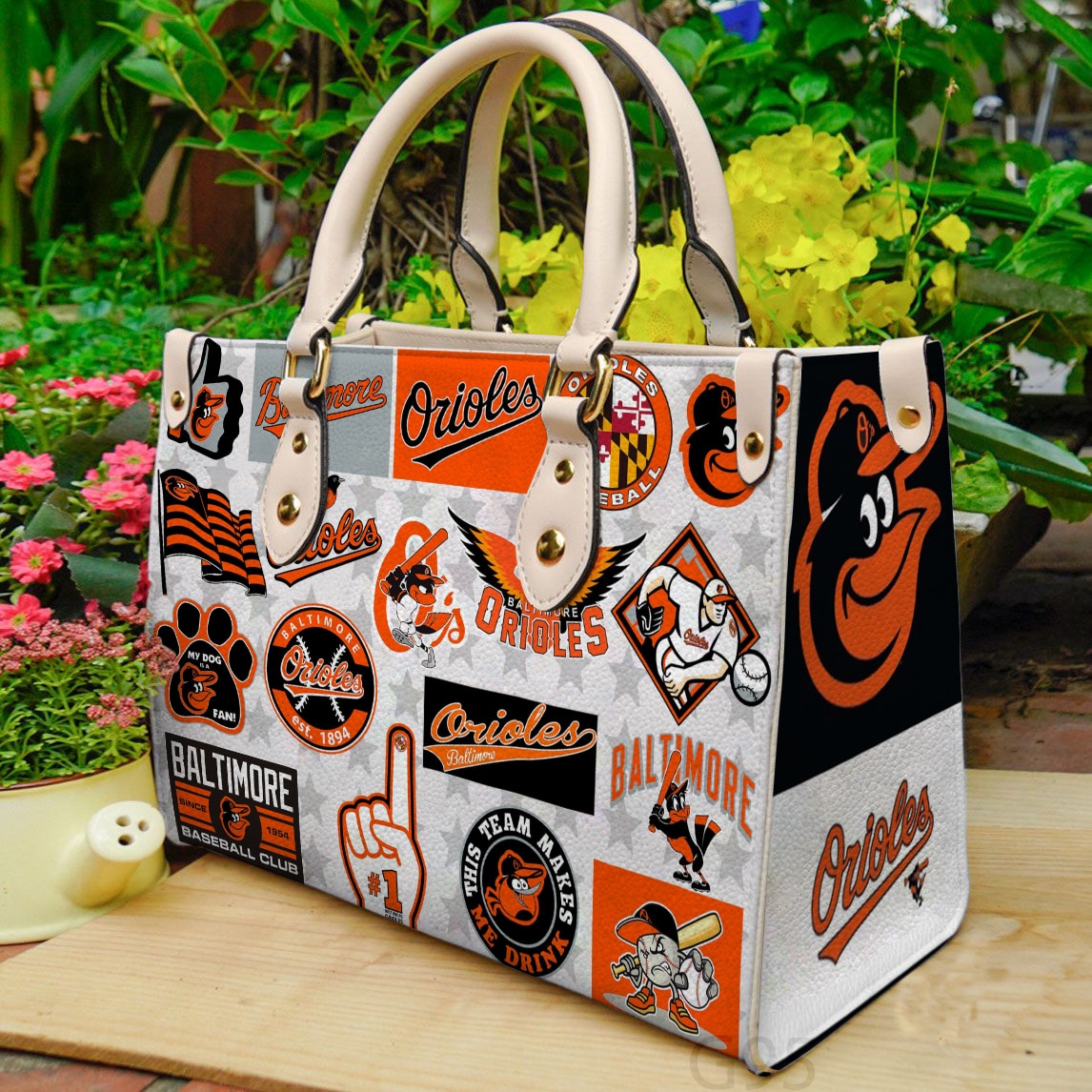 Baltimore Orioles Leather Handbag 1 Baltimore Orioles Leather Handbag