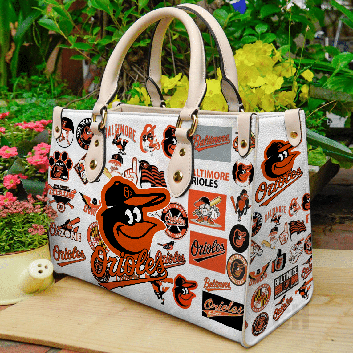 Baltimore Orioles Leather Handbag 1 Baltimore Orioles Leather Handbag