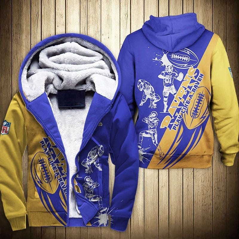 Baltimore Ravens 3G Fleece Jacket 1 Baltimore Ravens 3G Fleece Jacket