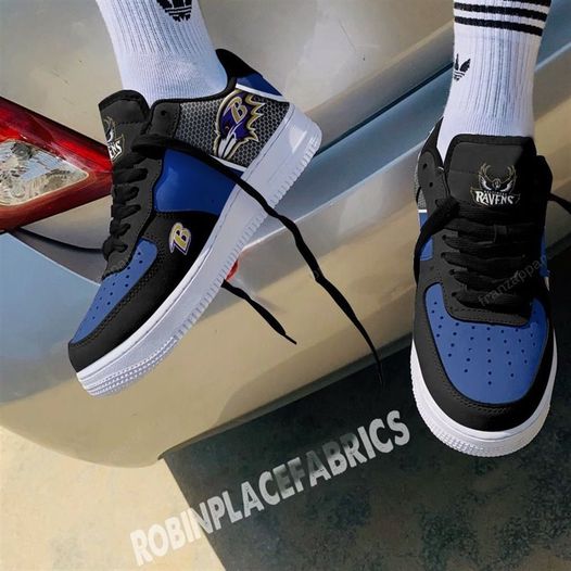 Baltimore Ravens Air Force Shoes 1 Baltimore Ravens Air Force Shoes