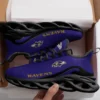 Baltimore Ravens Black Max Soul Shoes