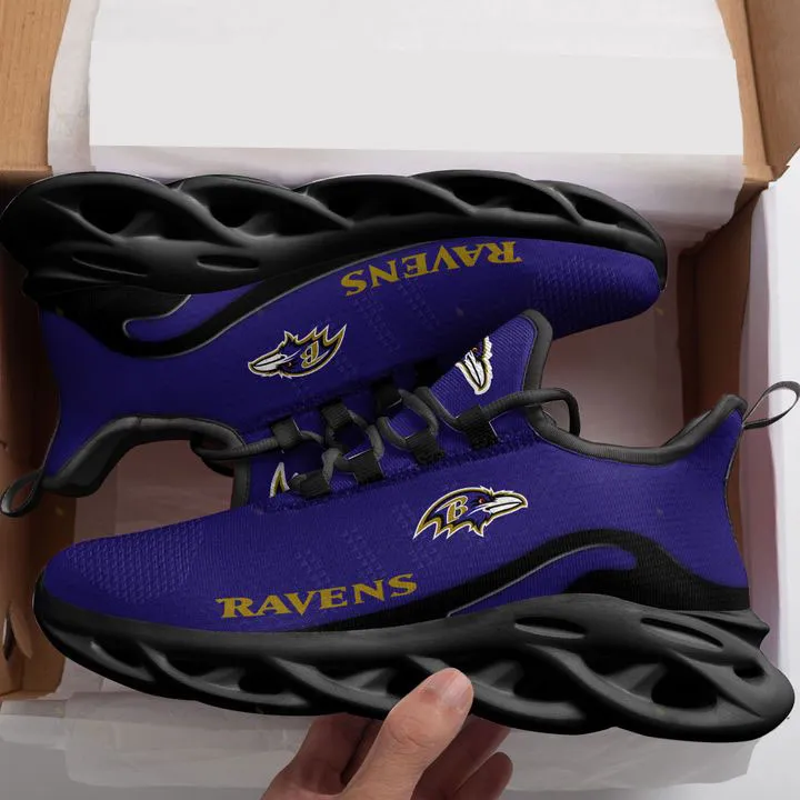 Baltimore Ravens Black Max Soul Shoes 1 Baltimore Ravens Black Max Soul Shoes