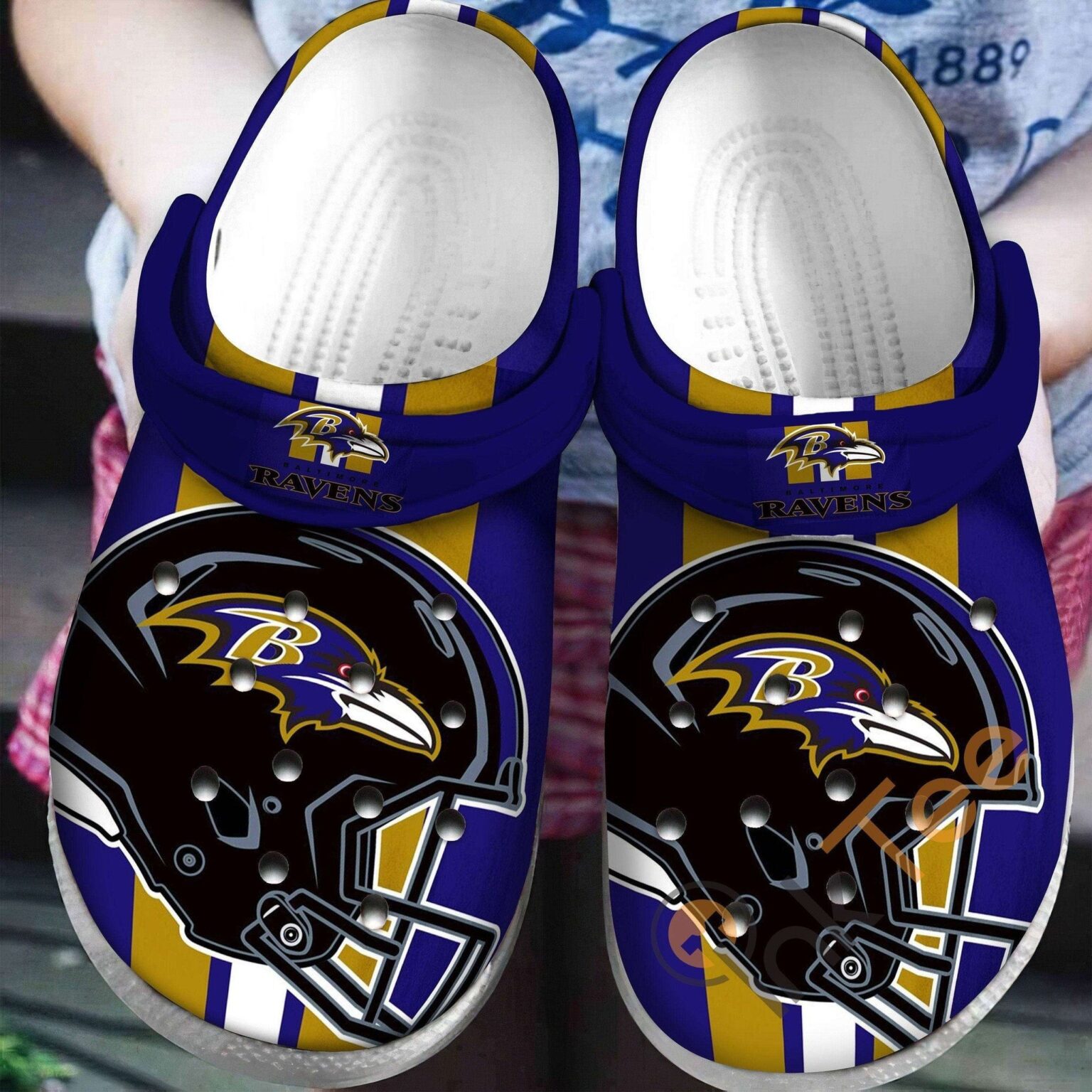 Baltimore Ravens Soft Clogs 1 Baltimore Ravens Soft Clogs