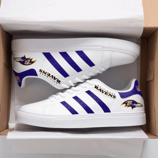 Baltimore Ravens Stan Smith Shoes 1 Baltimore Ravens Stan Smith Shoes