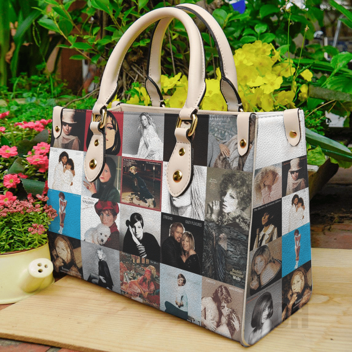 Barbra Streisand Leather Handbag 1 Barbra Streisand Leather Handbag