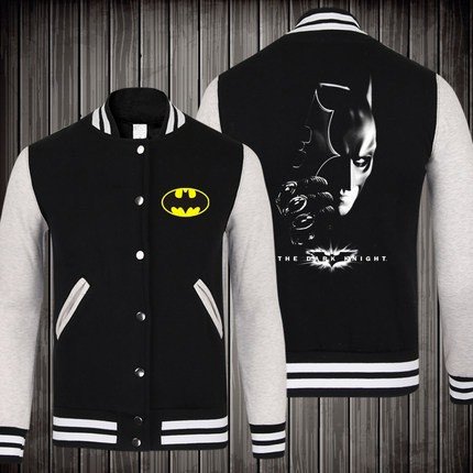 Bat Man Baseball Jacket 1 Bat Man Baseball Jacket