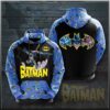 Bat Man Hoodie Zip Hoodie 3D