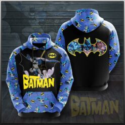 Bat Man Hoodie Zip Hoodie 3D