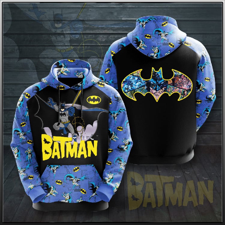 Bat Man Hoodie Zip Hoodie 3D 1 Bat Man Hoodie Zip Hoodie 3D
