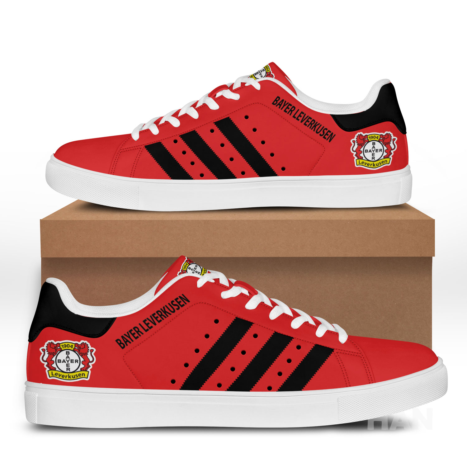 Bayer 04 Leverkusen Stan Smith Shoes 1 Bayer 04 Leverkusen Stan Smith Shoes