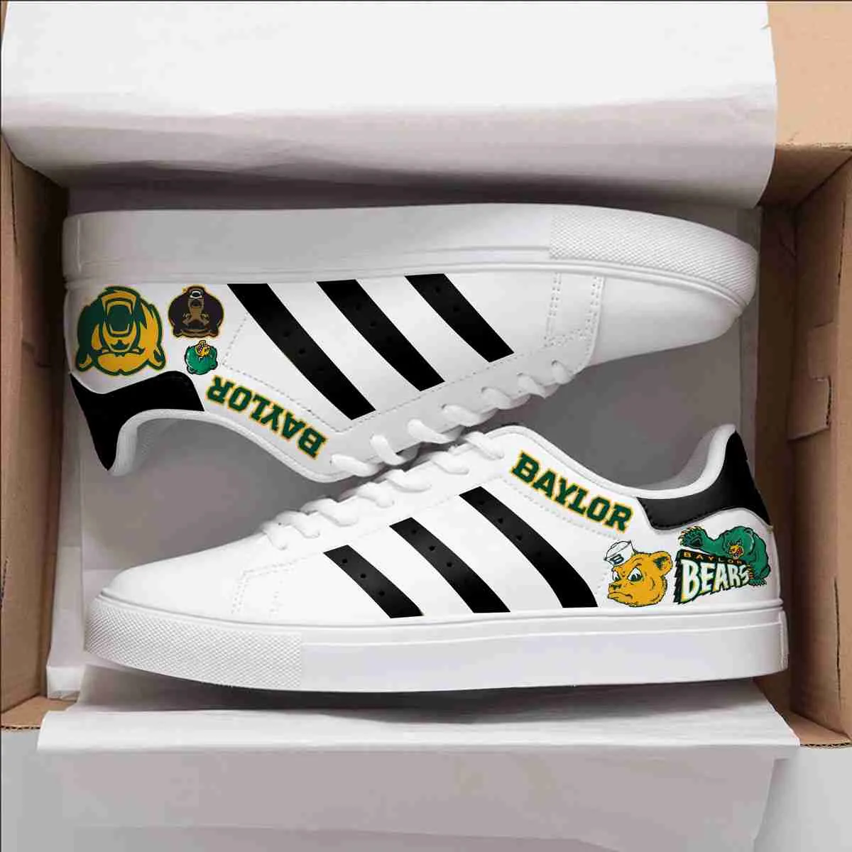 Baylor Bears Stan Smith Shoes 1 Baylor Bears Stan Smith Shoes