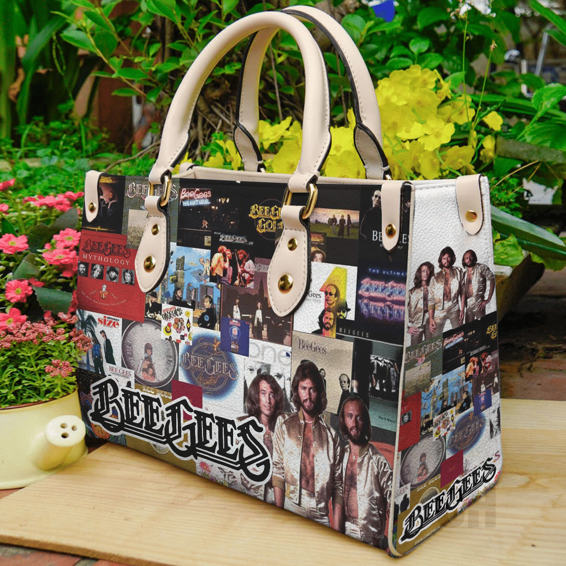 Bee Gees Leather Handbag 1 Bee Gees Leather Handbag