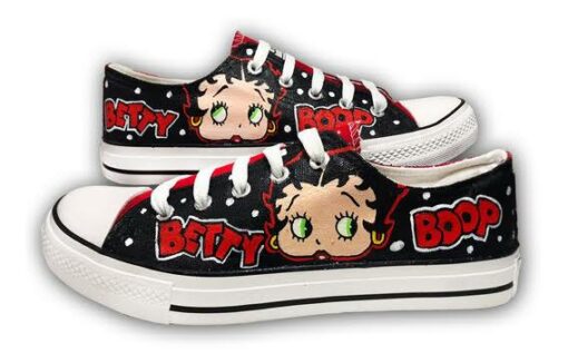 Betty Boop 02 Low Top Shoes 1 Betty Boop 02 Low Top Shoes