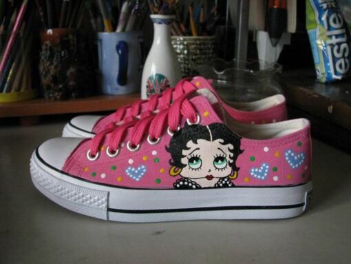 Betty Boop 03 Low Top Shoes 1 Betty Boop 03 Low Top Shoes