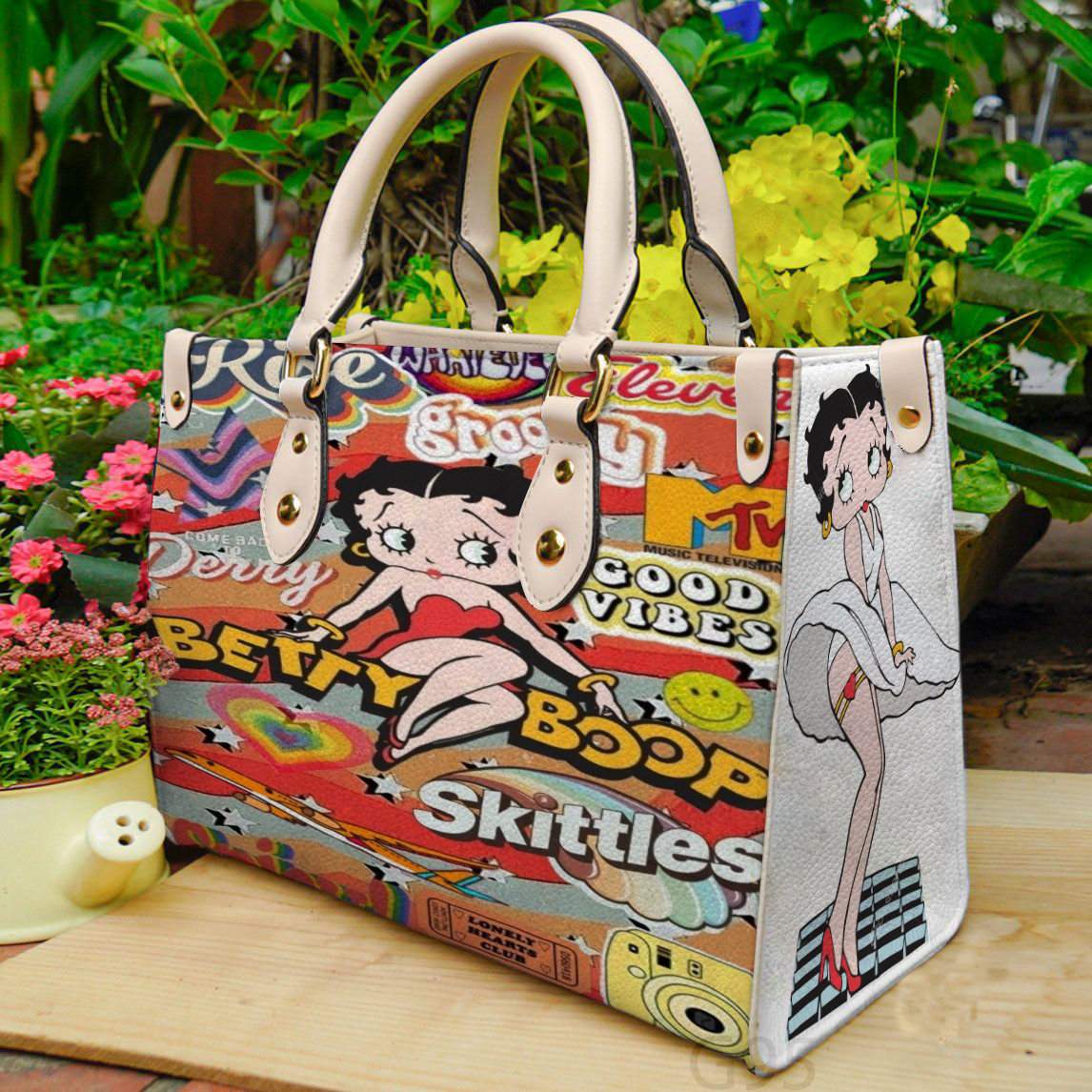 Betty Boop 07 Leather Handbag 1 Betty Boop 07 Leather Handbag