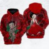 Betty Boop 1G Hoodie Zip Hoodie 3D