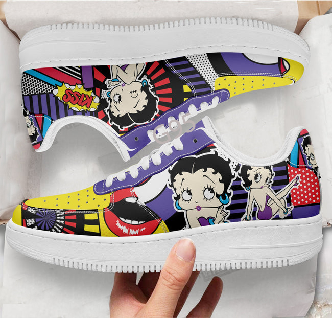 Betty Boop Air Force Shoes 1 Betty Boop Air Force Shoes