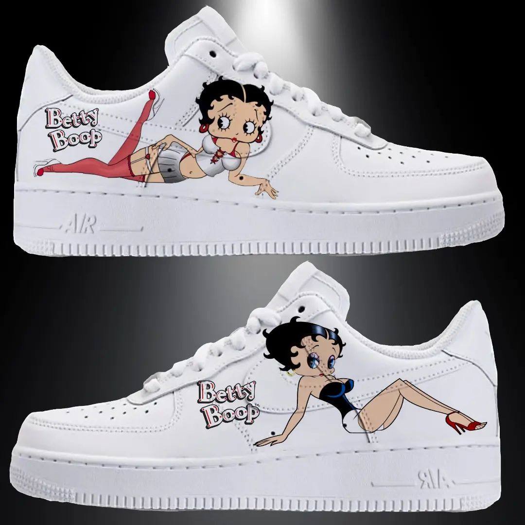 Betty Boop Air Force Shoes 1 Betty Boop Air Force Shoes