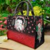 Betty Boop Black 1G Leather Handbag