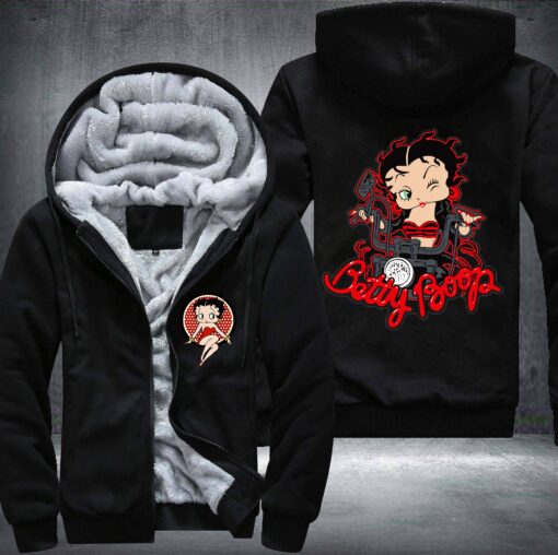 Betty Boop Fleece Jacket 1 Betty Boop Fleece Jacket
