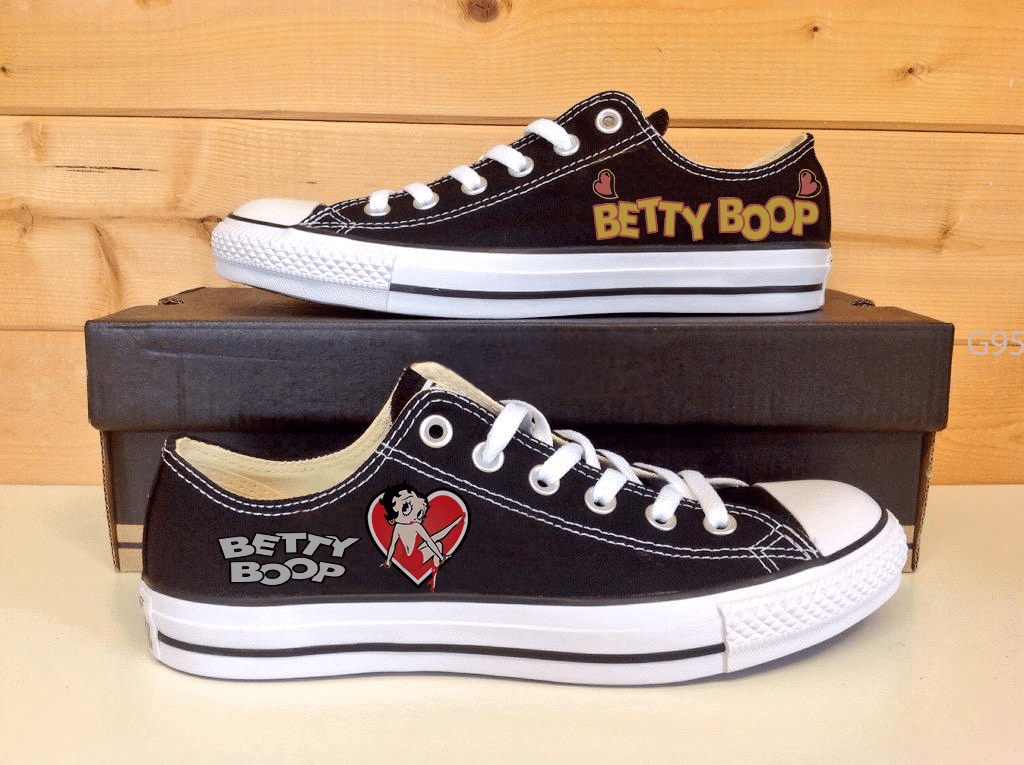 Betty Boop G00 Low Top Shoes 1 Betty Boop G00 Low Top Shoes