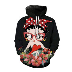 Betty Boop Hoodie Zip Hoodie 3D