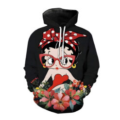 Betty Boop Hoodie Zip Hoodie 3D